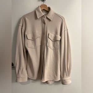 Aritzia button up sweatshirt